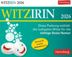 Witzirin Tagesabreißkalender 2026 - Diese Packung enthält: die lustigsten Witze für die tägliche Dosis Humor*Harenberg Discount