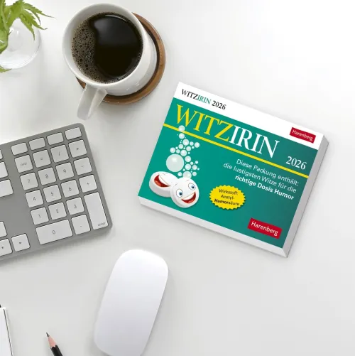 Witzirin Tagesabreißkalender 2026 - Diese Packung enthält: die lustigsten Witze für die tägliche Dosis Humor*Harenberg Discount