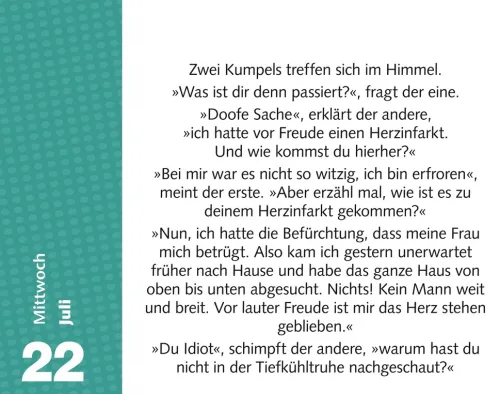 Witzirin Tagesabreißkalender 2026 - Diese Packung enthält: die lustigsten Witze für die tägliche Dosis Humor*Harenberg Discount
