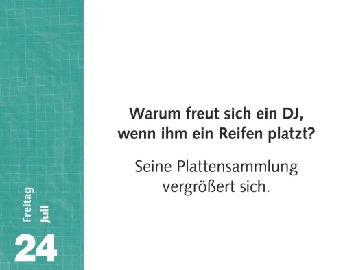 Witzirin Tagesabreißkalender 2026 - Diese Packung enthält: die lustigsten Witze für die tägliche Dosis Humor*Harenberg Discount