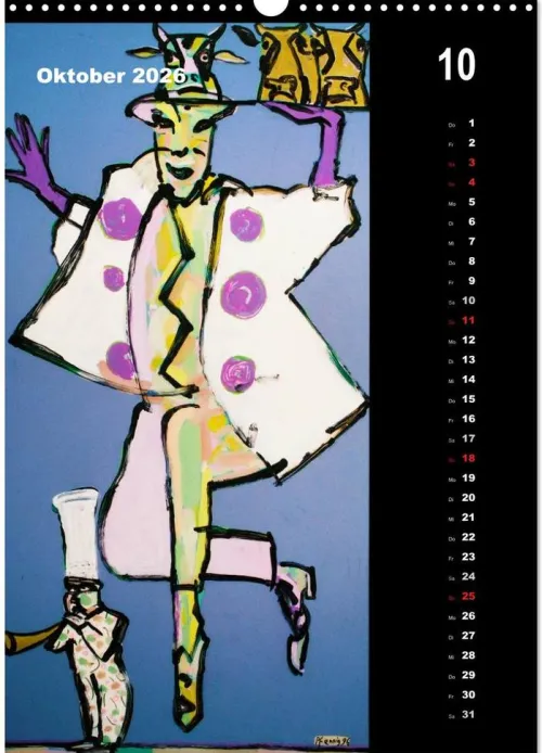 Calvendo Wandkalender*Wolf-Dieter Pfennig Kalender (Wandkalender 2026 DIN A3 hoch), Monatskalender
