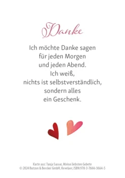 Butzon & Bercker Geburt & Taufe*Zum Fest meiner Taufe