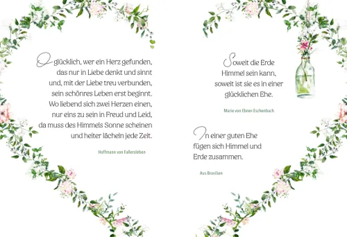 Coppenrath Liebe & Hochzeit|Glück & Wünsche*Zur Hochzeit für euch zwei